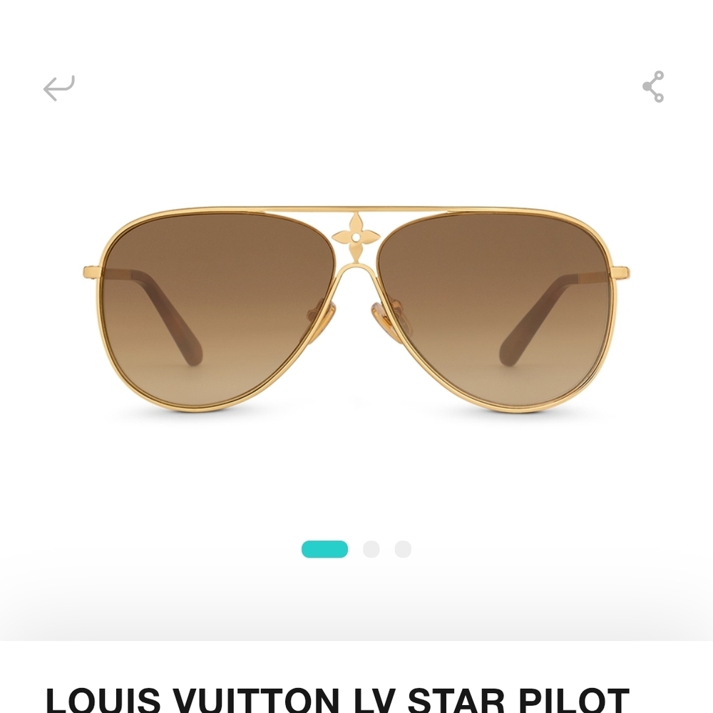 LOOKING FOR! Louis Vuitton Gold Frame Sunglasses!